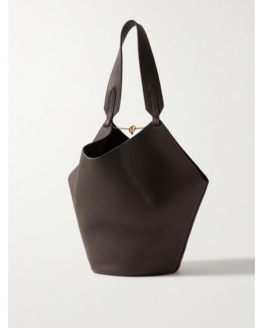 Khaite Black Lotus Kleine Tote Aus Strukturiertem Leder