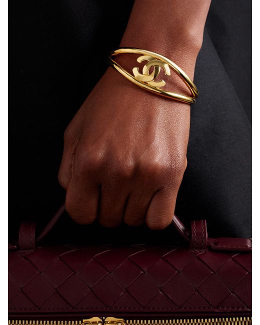 Chanel Metallic Plated Cuff