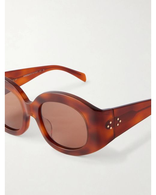 Matteau Multicolor Eclipse Round-Frame Acetate Sunglasses
