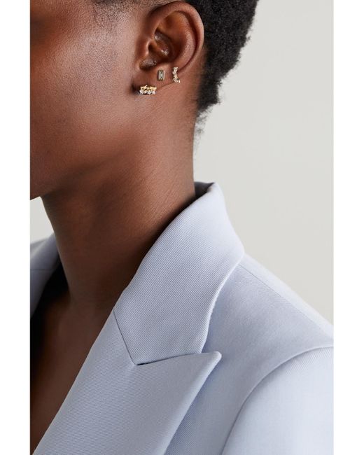 Suzanne Kalan Natural 18-Karat Diamond Earrings