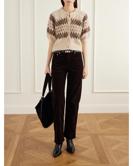 Citizens of Humanity Natural Molly Brushed Alpaca And Wool-Blend Cardigan