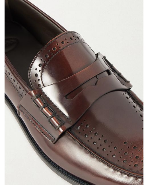 Church's Brown Robin Glossed-Leather Penny Loafers