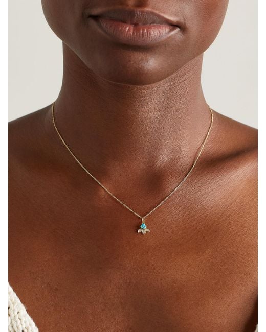 Sydney Evan White 14-Karat, And Diamond Necklace