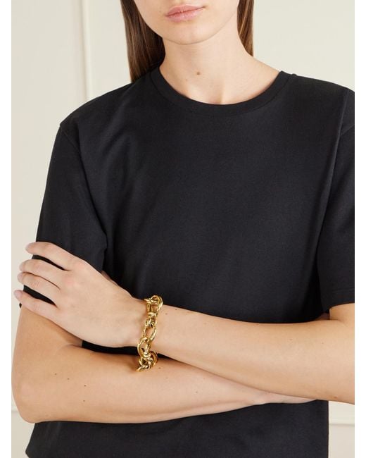 Saint Laurent Metallic Tone Bracelet
