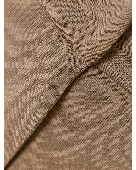 Max Mara Natural Palanca Bundfaltenhose Mit Weitem Bein Aus Jersey