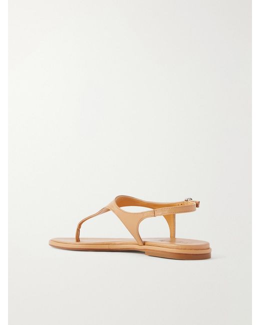 Aeyde Natural Raine Leather Thong Sandals