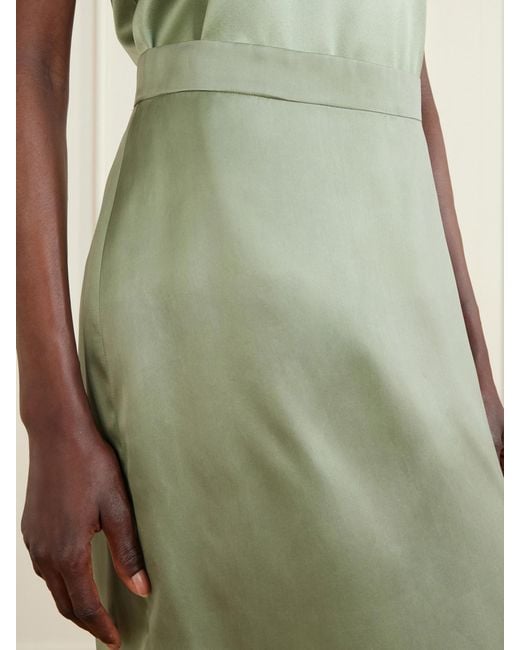 irene green dress Irene Puff Sleeve Cotton Dress-Ivory Green Spot main image 0