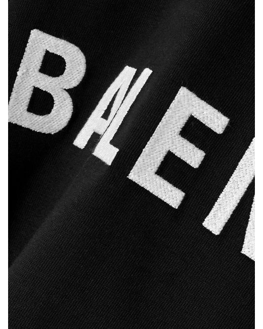 Balenciaga Black Cropped Back T-Shirt
