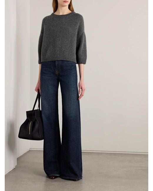 Khaite Gray Sabina Cashmere Sweater