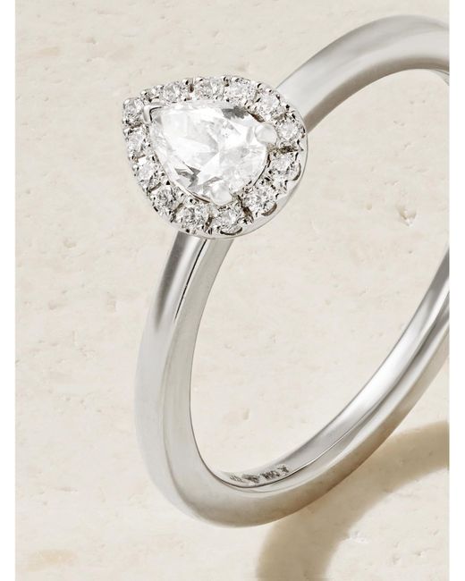 De Beers London Natural Aura Platinum Diamond Ring