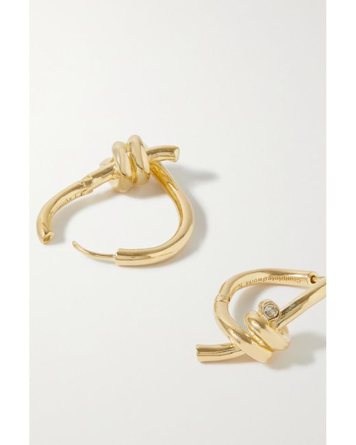 Completedworks Metallic Net Sustain The Freedom To Imagine Ii Recycled Vermeil Topaz Earrings