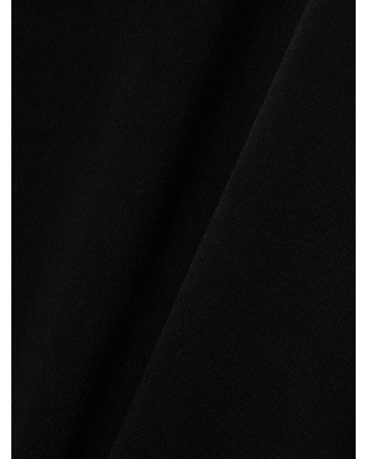 Khaite Black Norla Jersey Turtleneck Gown