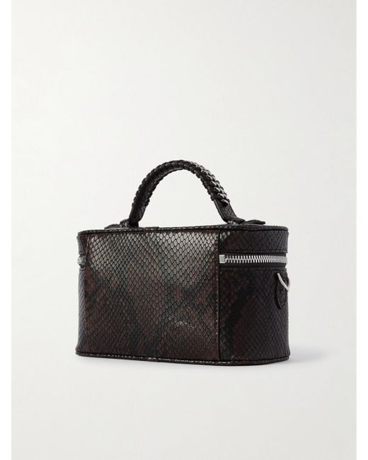 Sac Porté Épaule Effet Serpent Stella McCartney en coloris Black