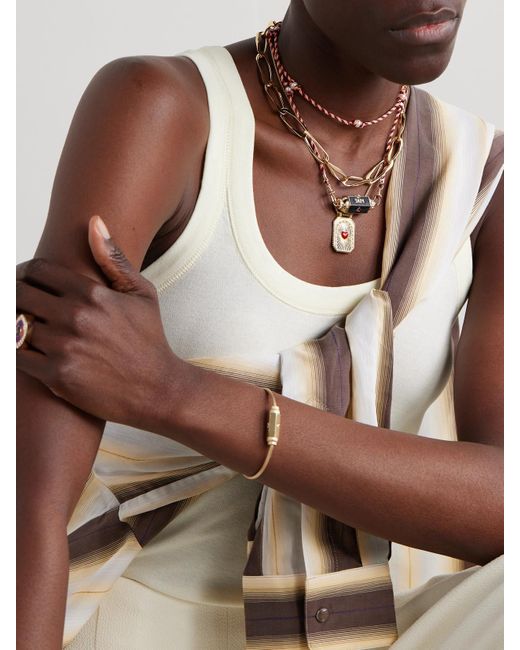 Marie Lichtenberg Natural Gourmette 18-Karat Diamond Necklace