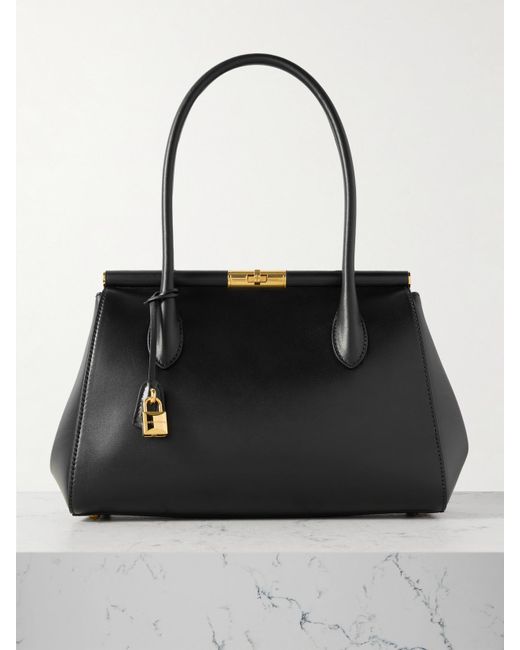 Dolce & Gabbana Black Marlene Everyday Tote Aus Leder