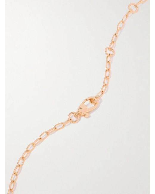 Pomellato Natural Iconica 18-Karat Rose Diamond Necklace