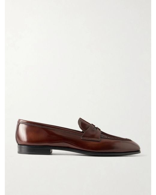 Church's Brown Onyx Leather Loafers