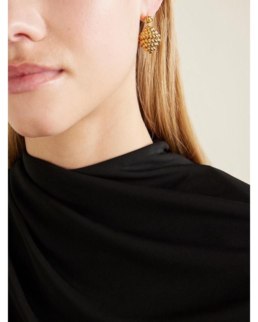 Totême Metallic Rope-Plated Earrings