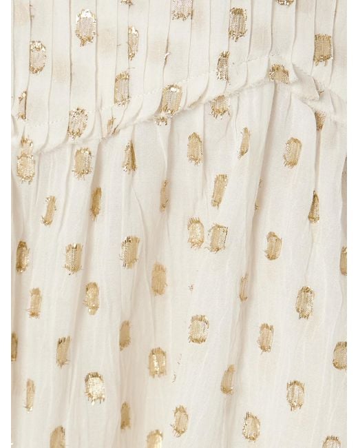 Alix Of Bohemia Natural Pryia Fil Coupé Gauze Blouse