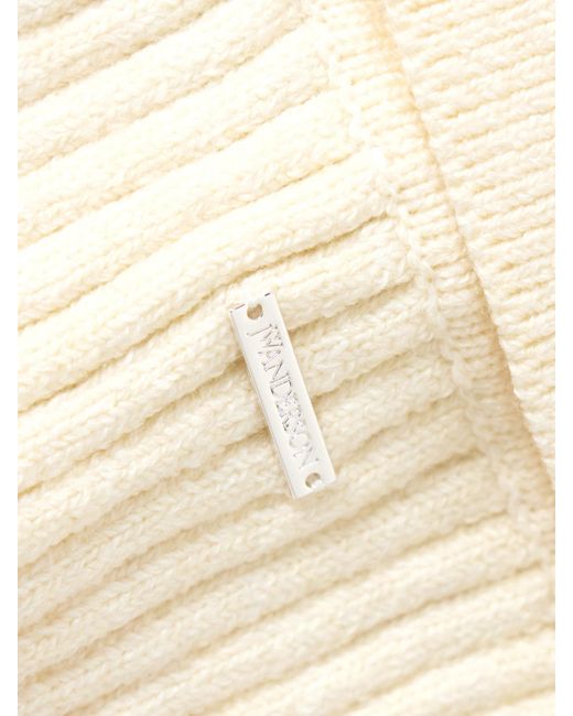 J.W. Anderson Natural Polohemd Aus Zopfstrick