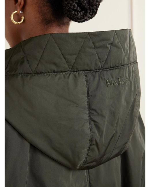 Max Mara Black Padded Shell Coat
