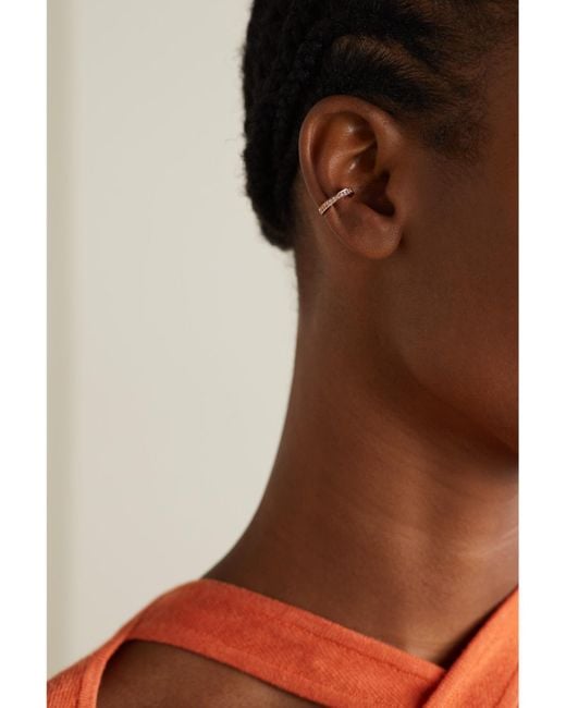 Anita Ko Natural 18-Karat Rose Sapphire Ear Cuff