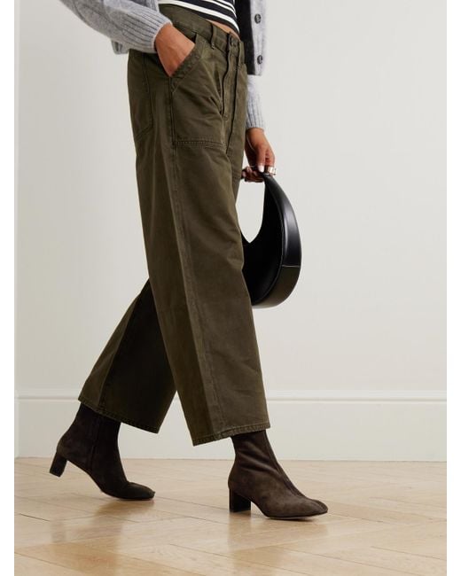 Bottines En Daim Millie Aeyde en coloris Black