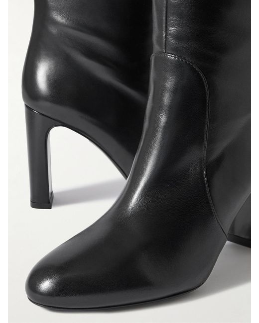 Stuart Weitzman Black Babette Tubo Kniehohe Stiefel