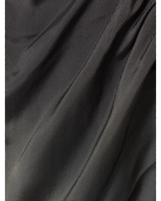 Kallmeyer Gray Penny Draped Satin Top