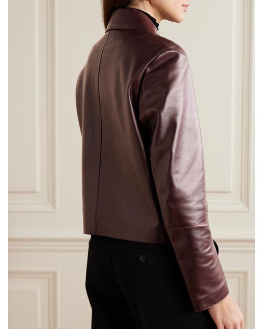 Arma Brown Emy Leather Jacket