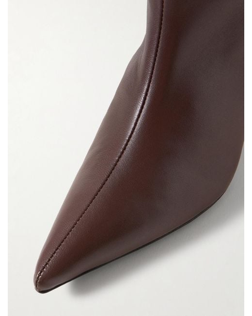 Staud Brown Sebastian Leather Knee Boots