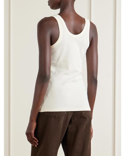 Lemaire Natural Cotton-Jersey Tank