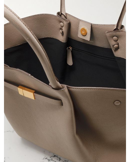 DeMellier London Natural The New York Kleine Tote Aus Strukturiertem Leder