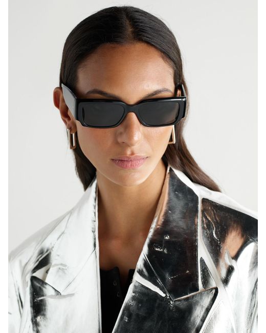 Oliver Peoples Black Khaite 1995C Square-Frame Acetate Sunglasses