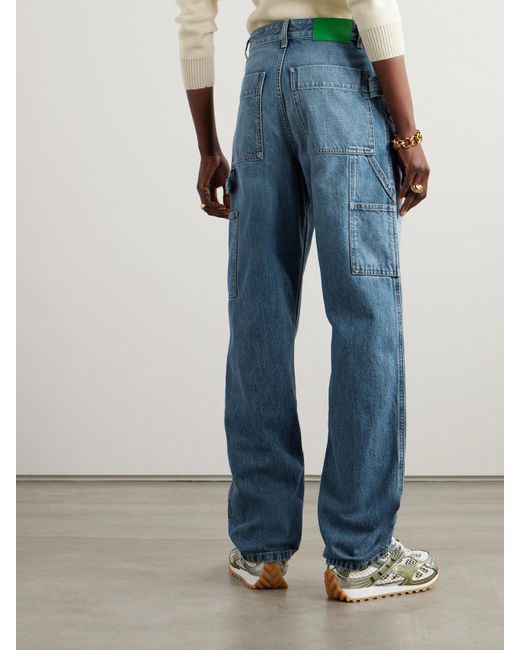 Bottega Veneta Blue Wide-Leg Jeans