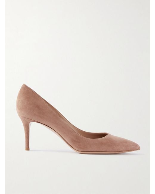 Gianvito Rossi Multicolor Gianvito 70 Suede Pumps