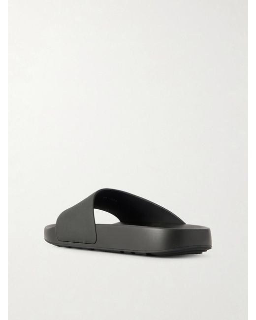 Givenchy Black Rubber Slides