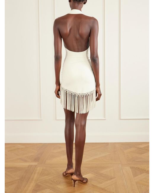 Maillot De Bain Dos Nu Et Paréo À Franges Tropicana Taller Marmo en coloris Natural