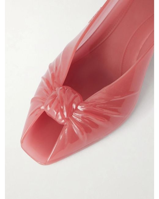 Chloé Pink Ruched Tpu Mules