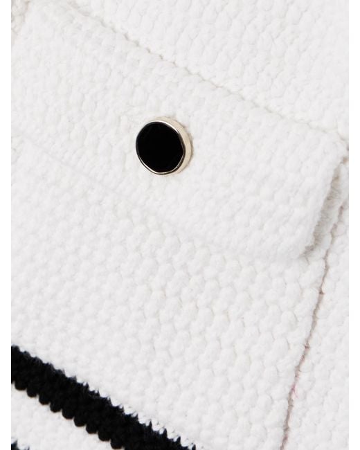 Nina Ricci White Cardigan Aus Einer Baumwollmischung