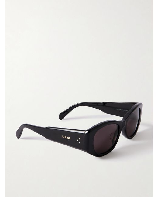 Céline Black Cat-Eye Acetate Sunglasses