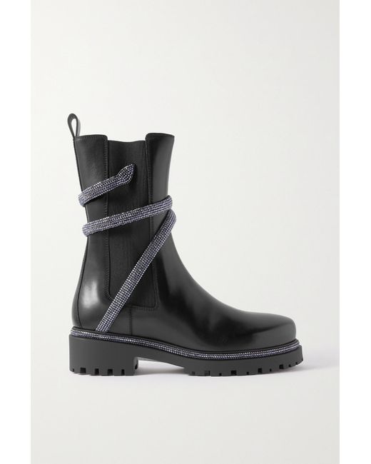 rene caovilla cleo black
