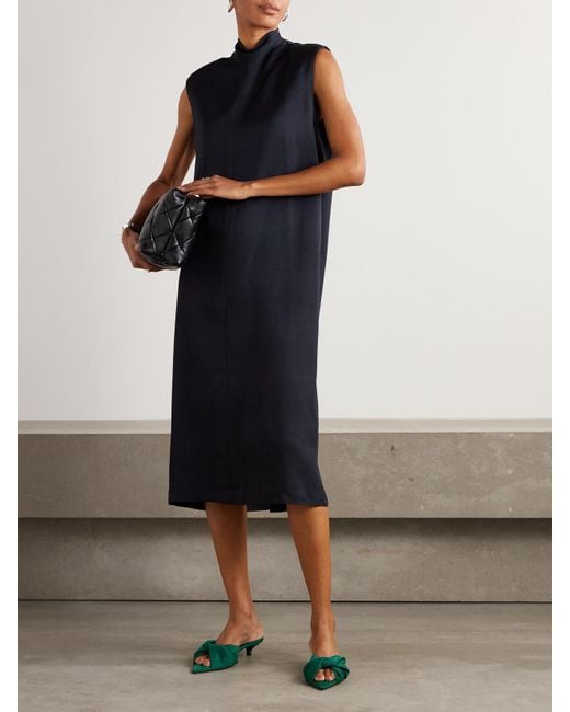 ワンピース CARVEN Carven Lingerie Viscose Midi Dress carven-pink-lingerie-midi-