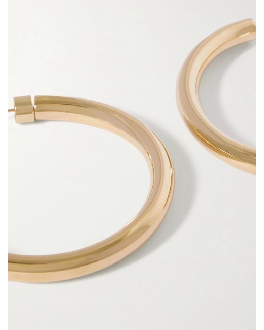 Jennifer Fisher Natural 2&Quot; Samira-Plated Hoop Earrings