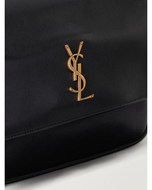 Saint Laurent Black Niki Leather Shoulder Bag