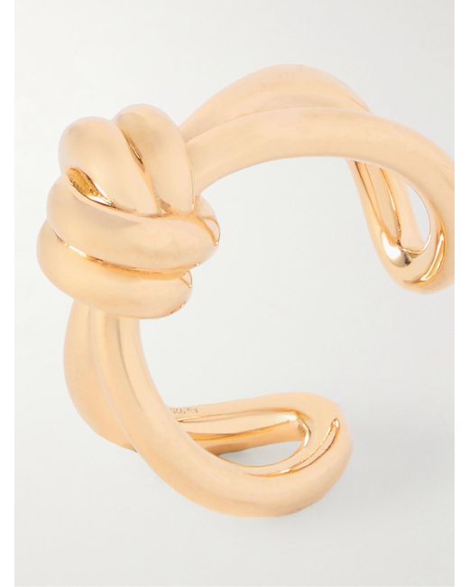 Bottega Veneta Metallic Plated Ring