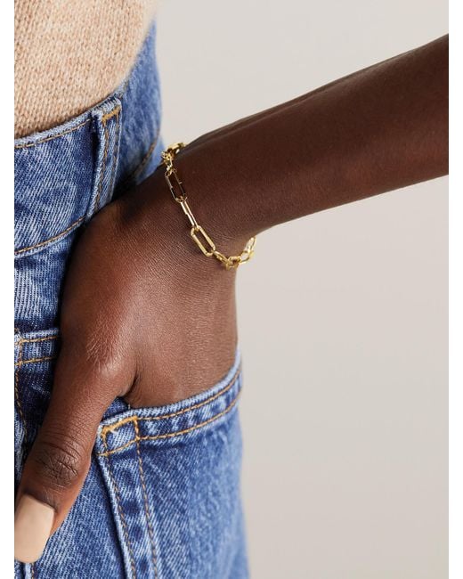 Gucci White Link To Love 18-Karat Bracelet