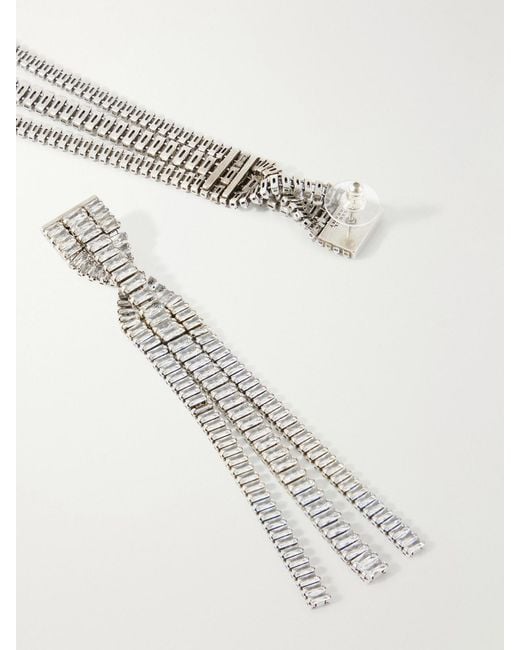 Isabel Marant Natural Cara-Tone Crystal-Embellished Earrings