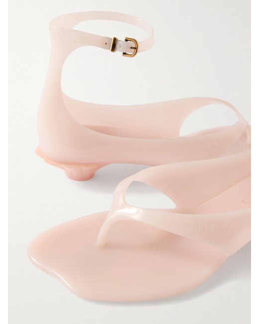 Chloé Pink Jelly Tpu Sandals