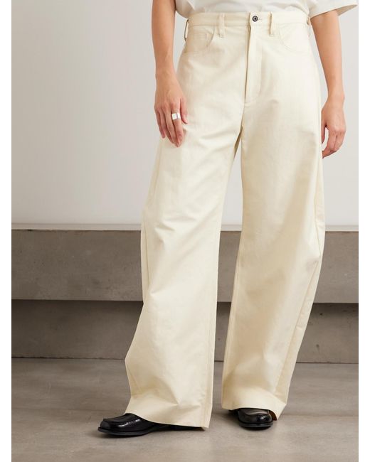 Ssstein Natural High-Rise Wide-Leg Jeans